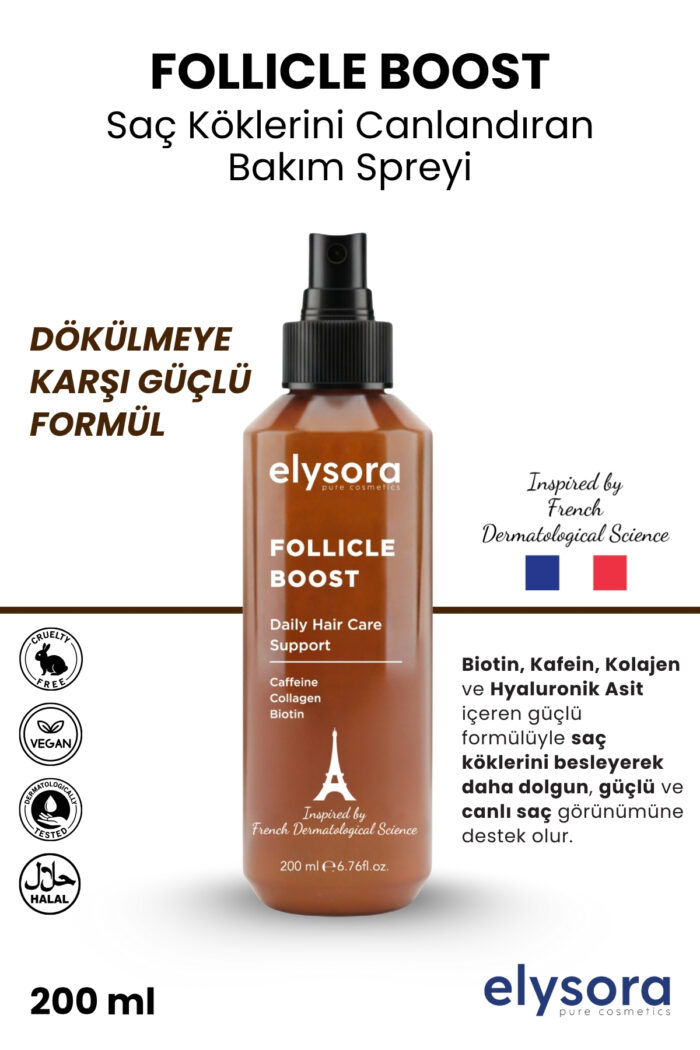 Follicle Boost – Saç Çıkmasını Destekleyen Yoğun Etkili Serum | Kafein + Biotin + Kolajen