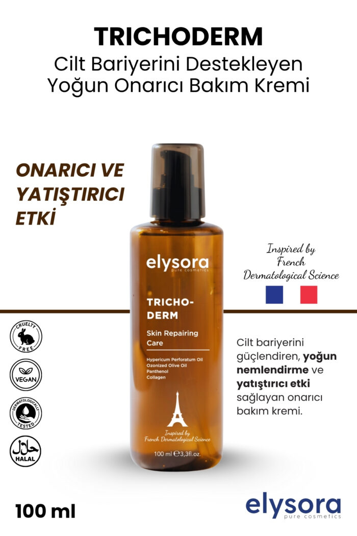 Sarı Kantaron Yağı İçeren, Cilt Bariyeri Onarıcı, Yatıştırıcı, Onarıcı Bakım Kremi 100 ml